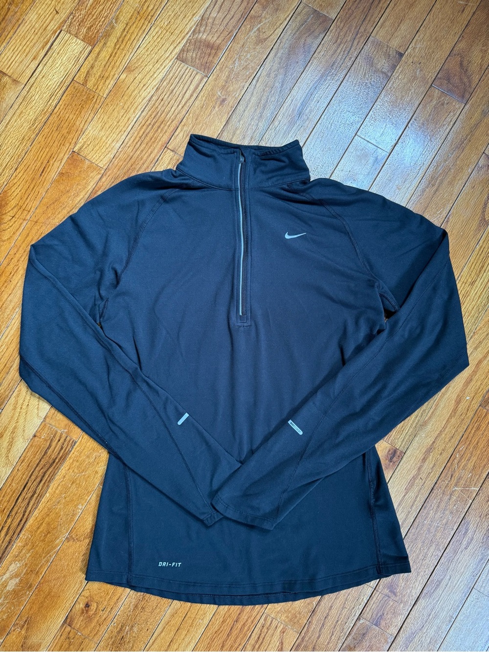 Nike Women’s Black Dri-FIT Quarter-Zip Pullover